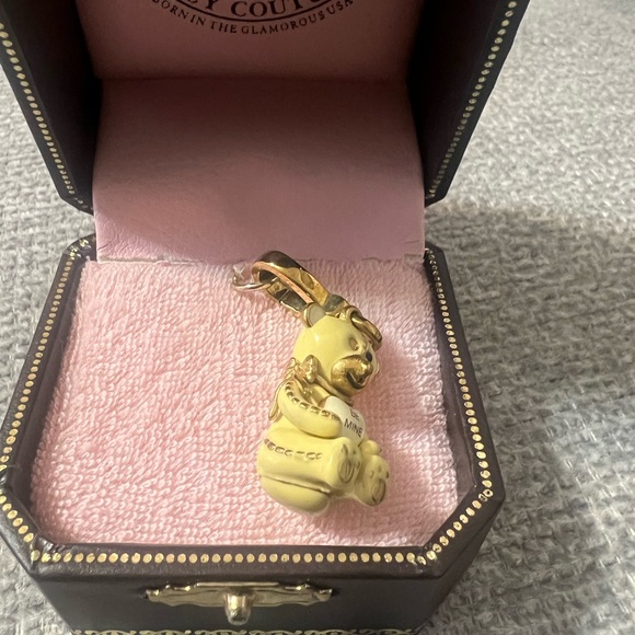 *VINTAGE* Juicy Couture Gold Plated Starter Charm Bracelet - Picture 6 of 11